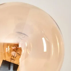 hofstein Lampadaire - Verre 15 cm Gastor Ambre, 5 lumières