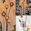 hofstein Lampadaire - Verre 15 cm Gastor Ambre, Clair, Fumé, 6 lumières