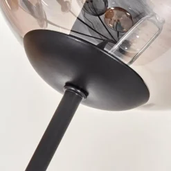 hofstein Lampadaire - Verre 15 cm Gastor Ambre, Clair, Fumé, 6 lumières