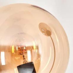 hofstein Lampadaire - Verre 15 cm Gastor Ambre, Clair, Fumé, 3 lumières