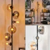hofstein Lampadaire - Verre 15 cm Gastor Ambre, Clair, Fumé, 6 lumières