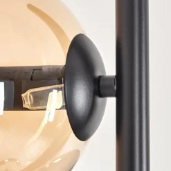 hofstein Lampadaire - Verre 15 cm Gastor Ambre, Clair, Fumé, 6 lumières