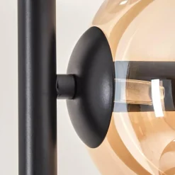 hofstein Lampadaire - Verre 15 cm Gastor Ambre, Clair, Fumé, 6 lumières