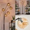 hofstein Lampadaire - Verre 15 cm Koyoto Ambre, 5 lumières
