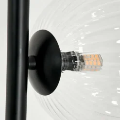 hofstein Lampadaire - Verre 15 cm Remaisnil Clair, 3 lumières