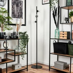 hofstein Lampadaire - Verre 10 cm Remaisnil Clair, 3 lumières