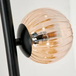 Lampes À Boules-hofstein Lampadaire - Verre 10 cm Remaisnil Ambre, 6 lumières