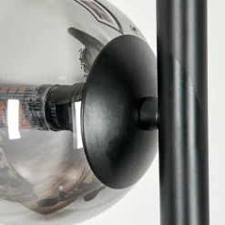 hofstein Lampadaire - Verre 10 cm Remaisnil Ambre, Clair, Fumé, 3 lumières