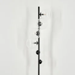 hofstein Lampadaire - Verre 15 cm Remaisnil Clair, 6 lumières