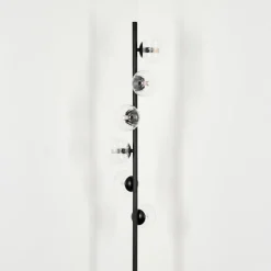 hofstein Lampadaire - Verre 10 cm Remaisnil Clair, 6 lumières