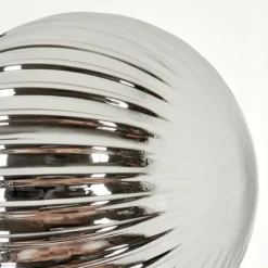 hofstein Lampadaire - Verre 15 cm Remaisnil Noir, 3 lumières