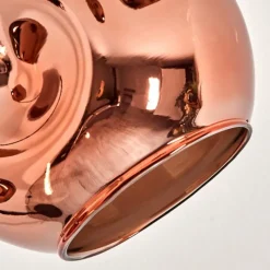 hofstein Lampadaire - Verre 15 cm Ripoll Cuivré, 5 lumières