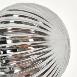 hofstein Lampadaire - Verre Remaisnil Noir, 5 lumières