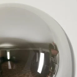 Suspension Verre Fumé-hofstein Lampadaire - Verre Remaisnil Noir, 5 lumières