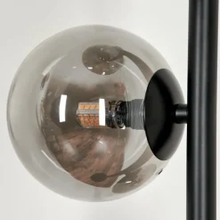 hofstein Lampadaire - Verre Remaisnil Fumé, 6 lumières