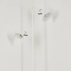 hofstein Lampadaire Vouzy Blanc, 2 lumières