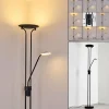 hofstein Lampadaire Abiqua LED Noir, 2 lumières