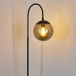 hofstein Lampadaire Agropoli Noir, 1 lumière