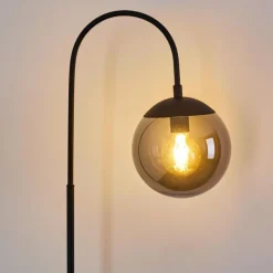 hofstein Lampadaire Agropoli Noir, 1 lumière