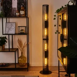 hofstein Lampadaire Akrema Noir, 1 lumière