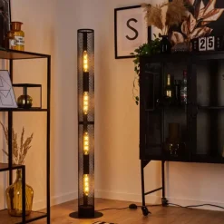 hofstein Lampadaire Akrema Noir, 1 lumière