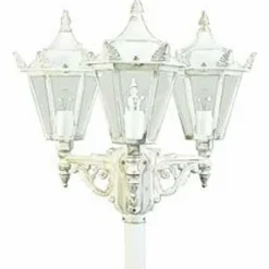 Luminaires Rustiques-Luminaires Albert Leuchten Lampadaire Albert 2049 Or, Blanc, 3 lumières