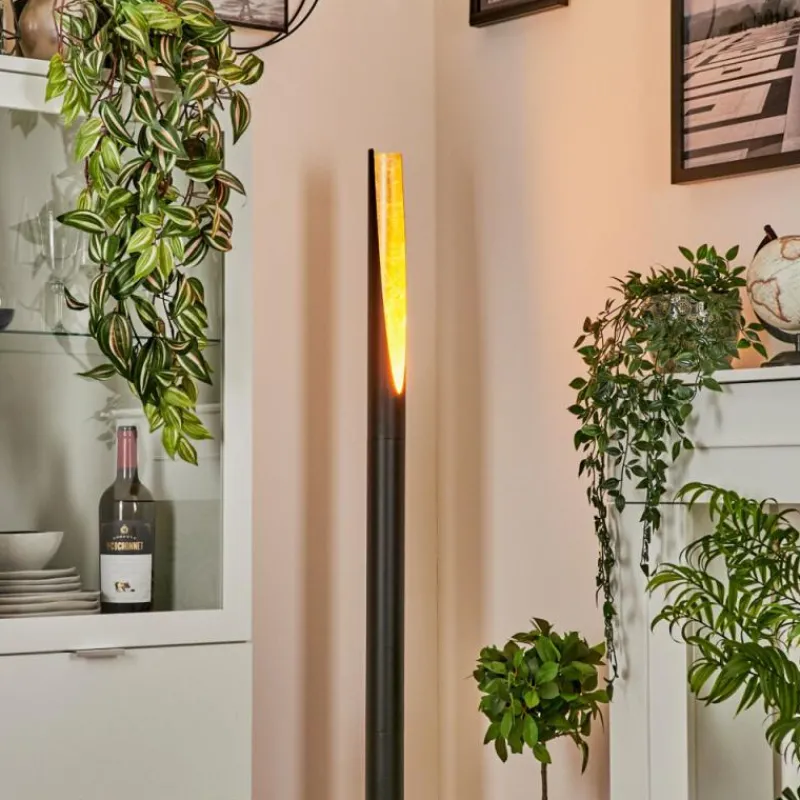 Lampes Dorées-hofstein Lampadaire Aleman LED Or, Noir, 1 lumière