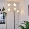 Lampes En Tissu-hofstein Lampadaire Alsen Nickel mat, 5 lumières