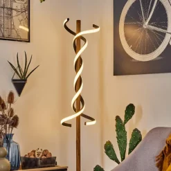 hofstein Lampadaire Alvarim LED Écru, Noir, 1 lumière