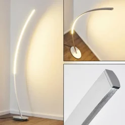 hofstein Lampadaire Antares LED Chrome, 1 lumière
