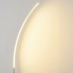hofstein Lampadaire Antares LED Chrome, 1 lumière