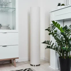 Lampes En Tissu-hofstein Lampadaire Antillo Nickel mat, 3 lumières