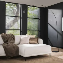 hofstein Lampadaire Arc LED Anthracite, 1 lumière* Lampadaires Et Lampes Sur Pied