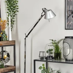 Lampes Industrielles-Luminaires Artemide Lampadaire Artemide TOLOMEO Aluminium, Chrome, 1 lumière