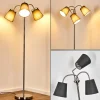 Lampes En Tissu-hofstein Lampadaire Ascona Nickel mat, 3 lumières