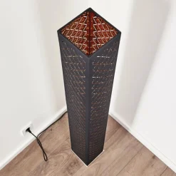 Lampes En Tissu-hofstein Lampadaire Astille Nickel mat, 2 lumières