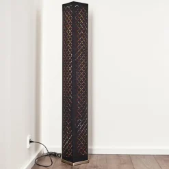 Lampes En Tissu-hofstein Lampadaire Astille Nickel mat, 2 lumières