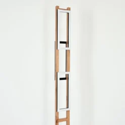 Lampes En Bois-hofstein Lampadaire Ayajasco LED Couleur bois, Écru, Noir, 1 lumière