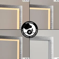 hofstein Lampadaire Bacolod LED Aluminium, 1 lumière