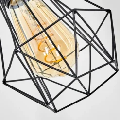 Lampes Industrielles-hofstein Lampadaire Baguio Noir, 1 lumière