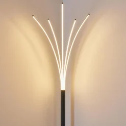 hofstein Lampadaire Bakersfield LED Noir, Blanc, 1 lumière
