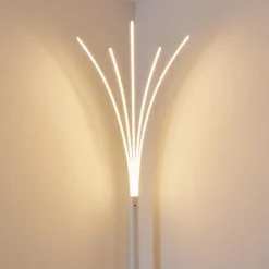 hofstein Lampadaire Bakersfield LED Blanc, 1 lumière* Lampadaires Et Lampes Sur Pied