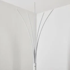 hofstein Lampadaire Bakersfield LED Blanc, 1 lumière* Lampadaires Et Lampes Sur Pied