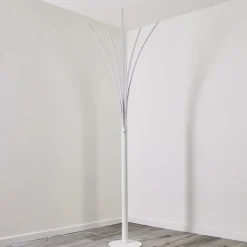 hofstein Lampadaire Bakersfield LED Blanc, 1 lumière* Lampadaires Et Lampes Sur Pied