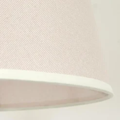 Lampes En Tissu-hofstein Lampadaire Bassagoda Écru, Noir, 1 lumière