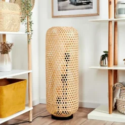 Luminaires Scandinaves-hofstein Lampadaire Bauro Écru, Noir, 3 lumières