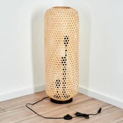 Luminaires Scandinaves-hofstein Lampadaire Bauro Écru, Noir, 3 lumières