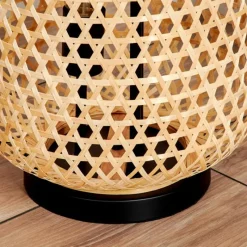 Luminaires Scandinaves-hofstein Lampadaire Bauro Écru, Noir, 3 lumières