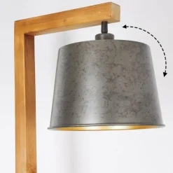 Lampes Dorées-hofstein Lampadaire Baval Écru, 1 lumière