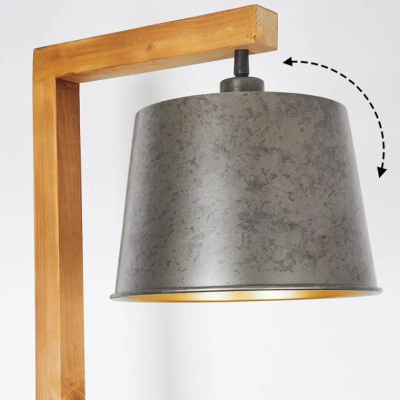 Lampes Dorées-hofstein Lampadaire Baval Écru, 1 lumière